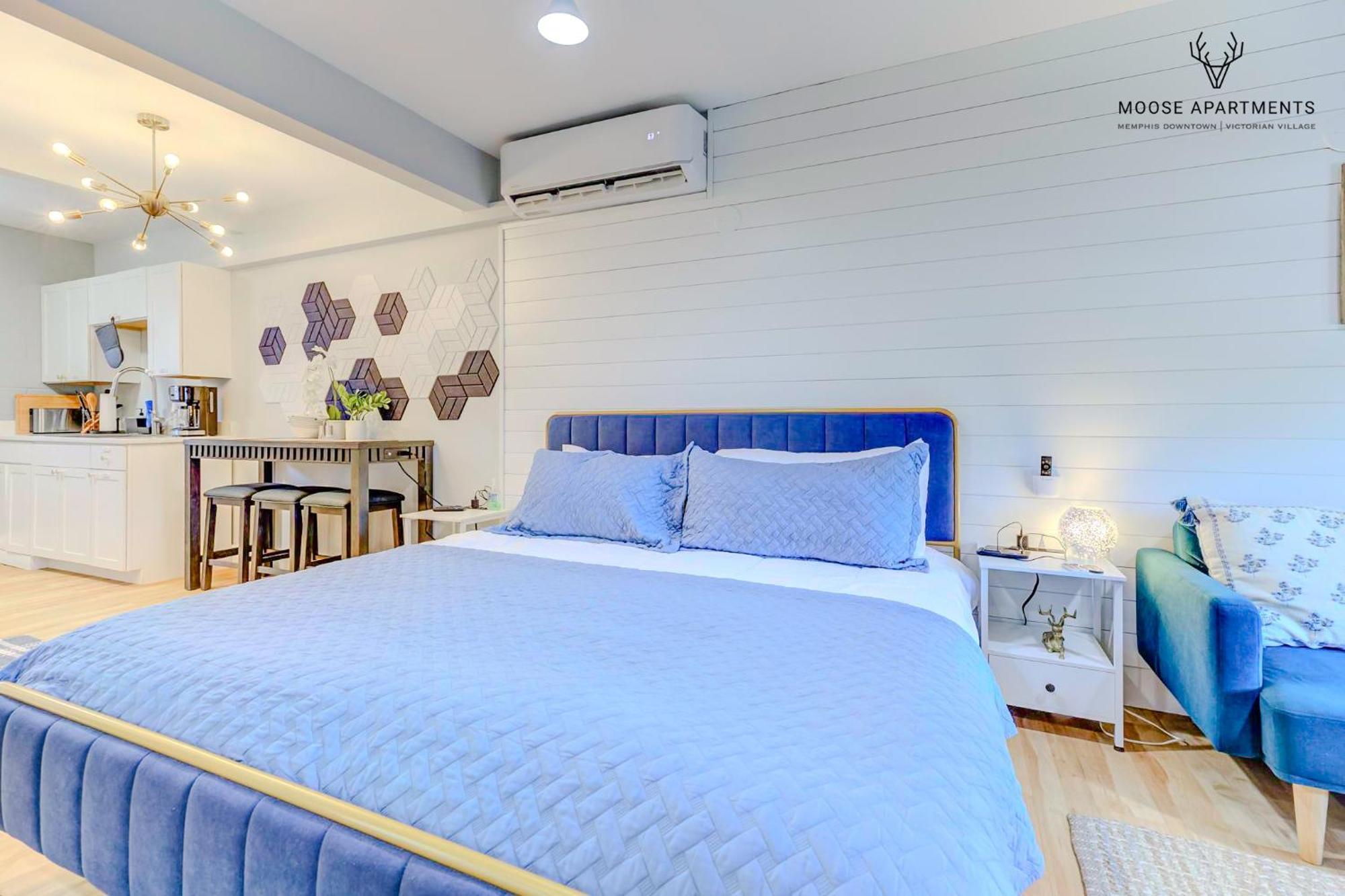 멤피스 The Moose #8 - Modern Luxe Loft With King Bed & Free Parking & Wifi 아파트 외부 사진