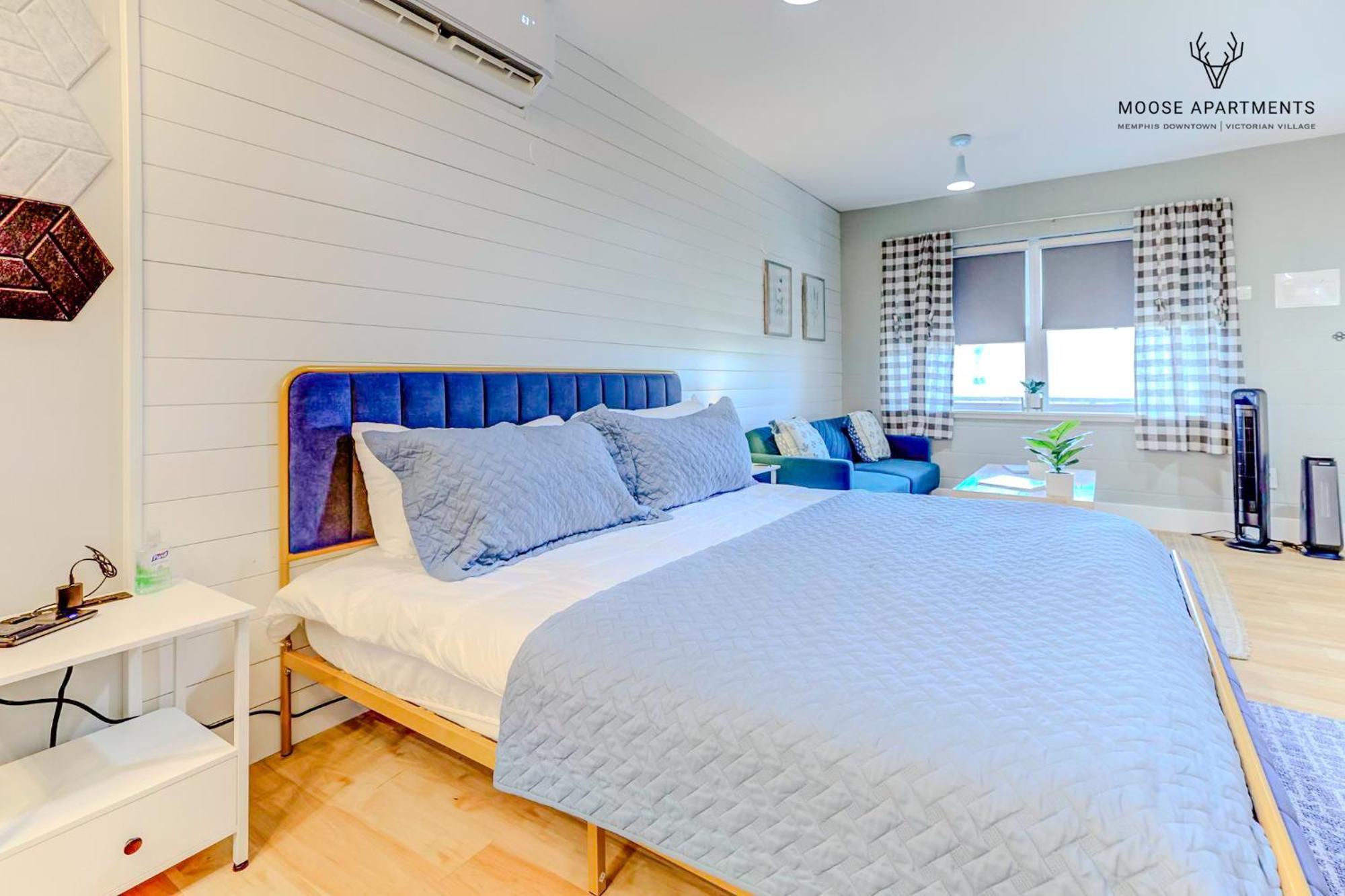 멤피스 The Moose #8 - Modern Luxe Loft With King Bed & Free Parking & Wifi 아파트 외부 사진